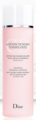 Dior Gentle Toning Lotion Alcohol Free (with velvet peony extract) 200ml 